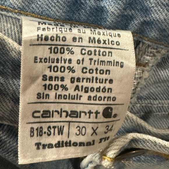 Carhartt Light Wash Jeans - Picture 5 of 12